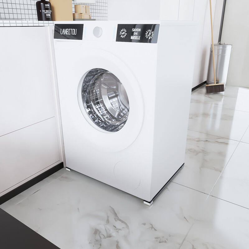 Hengda Base de lavadora Soporte para lavadora con 4 patas con ventosas Base  para lavadora