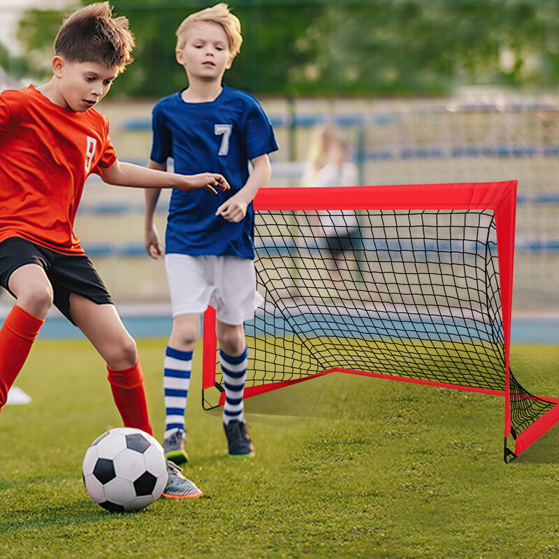 Hengda Portería de Fútbol para Niños, Red de Fútbol Plegable Mini Portería  de Fútbol Plegable 120