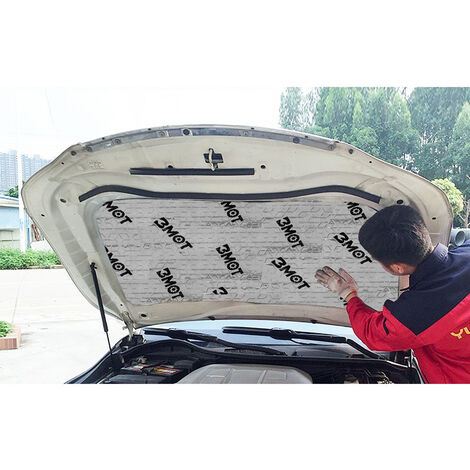 9 Uds 3mm coche furgoneta insonorización escudo térmico aislamiento coche  espuma amortiguadora de ruido Agito
