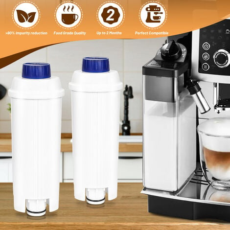 Hengda 2 Piezas Fiitas DLSC002 Filtro Cafetera para Delonghi Magnifica s,  Compatible con las Series ECAM, ESAM, ETAM y BCO