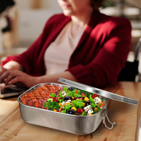 Qwinern Portapranzo Con Posate, Bento Box Porta Pranzo Con Posate - Foto 3