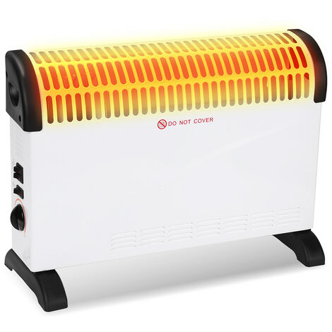 Convector Aire Caliente, Radiador Electrico Bajo Consumo Wifi, CalefaccióN  EléCtrica Regulable Termostato, 2200w Calefactor BañO De Pie con Mando