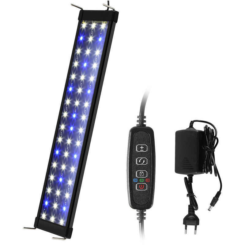 Lampada Led Per Acquario Piante Luce 6500k Bordo Vasca 6w Touch