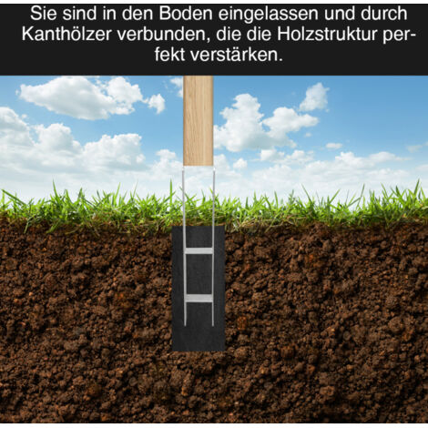 Staffa Di Montaggio Per Palo Pesante, Montaggio In Acciaio - Foto 5