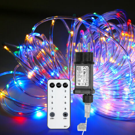 Catena Luminosa Esterna 20m Con 200 LED – Luci Da Esterno Impermeabili Con Telecomando Per Albero Di Natale, Balcone E Giardino - 4