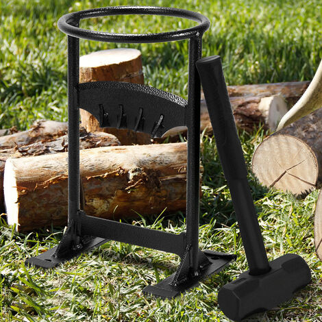 Accetta Spaccalegna Spaccalegna Manuale In Ghisa - Taglialegna Sicuro Per Casa E Campeggio Trituratore Rami E Foglie - Foto 13