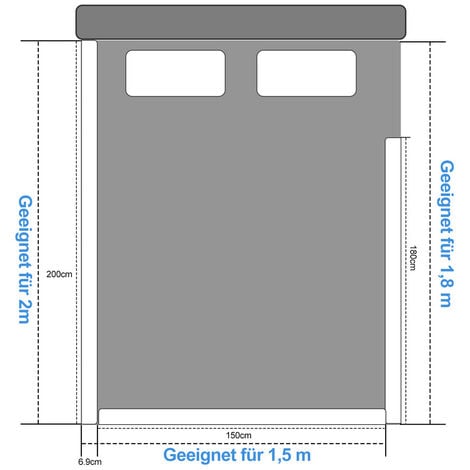 Hengda Sponde Letto Bambini 150 CM Sbarra Letto Bambini Può Sollevamento  Verticale Sponda Letto anti Caduta