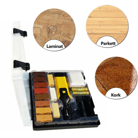 Penna Riscaldante Per Riparazione Pavimenti – Kit Fusione Cera Per Fessure Su Parquet, Ceramica E Laminato, Senza Fili