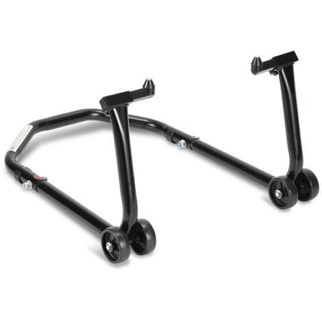 JFG RACING Cavalletto Laterale Per Moto Sur-Ron – Supporto Regolabile In Ferro, Altezza 8 Cm, Antiscivolo, Nero