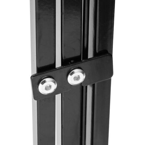 Barriera Di Sicurezza Belfoyer Per Bambini - 4 Pannelli 240cm Con Porta, Nero