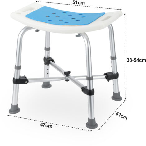 Vendita Etac Sgabello Per Doccia Triang. Regol. In Altezza Da 42 A 57 Cm Portata 130 Kg 20851