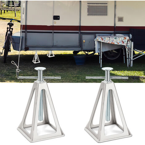 Martinetti A Vite Regolabili - 2 Pezzi In Acciaio Per Livellamento, Sollevamento Carichi Pesanti, Fai Da Te