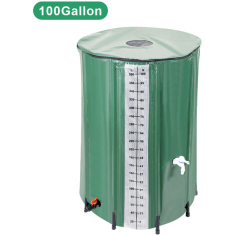 Arcado RAR230 Serbatoio Per Acqua Piovana 230L - Effetto Pietra, Resistente UV, Coperchio Sicuro, Connettori Ottone