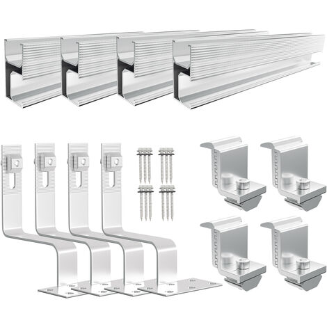 Hengda Sistema di montaggio per pannelli solari fotovoltaici, kit