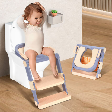 Addestramento Al Vasino Per Bambini Piccoli Con Sedile Wc, Gradino