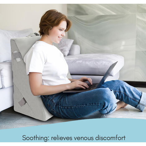 Hengda Cuscino di lettura Cuscino per letto a cuneo Cuscino per divano  Cuscino per schiena triangolare