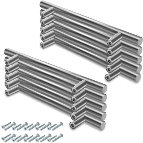 Cabinet In Acciaio Inox Maniglie Porta Della Cucina T Bar Etero Handle Pull Manopole Mobili Hardware VT-01.001 - Foto 9