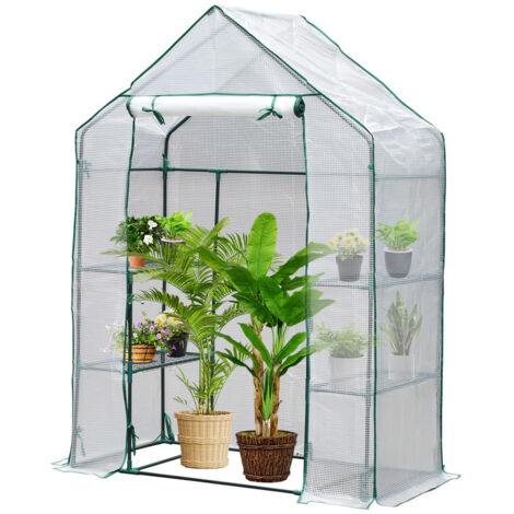 Outsunny Serra Da Giardino Con Ripiani A 3 Livelli