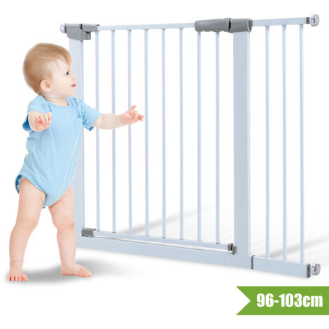 Cancelletto Di Sicurezza Per Bambini Hauck Open N Stop - Estensibile, Con Adattatore Per Ringhiere
