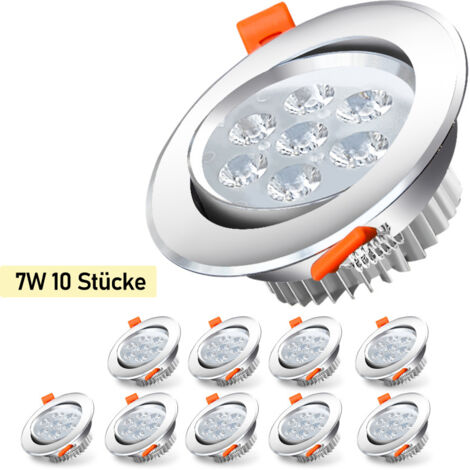 Kanlux Set 10 Faretti LED GU10 – Luce Fredda Da 1.2W, 90 Lumen
