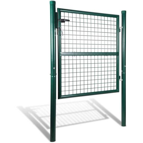 ADAVIN Barriera per animali da giardino con cancello 91,4 cm (altezza) x 91,4 m (L) 14 pannelli, in filo metallico antiruggine per cani conigli, recinzioni per animali domestici, bordo ad arco nero