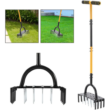 GARDTECH Artiglio da giardino 2 in 1 con manico - Fioriera per bulbi