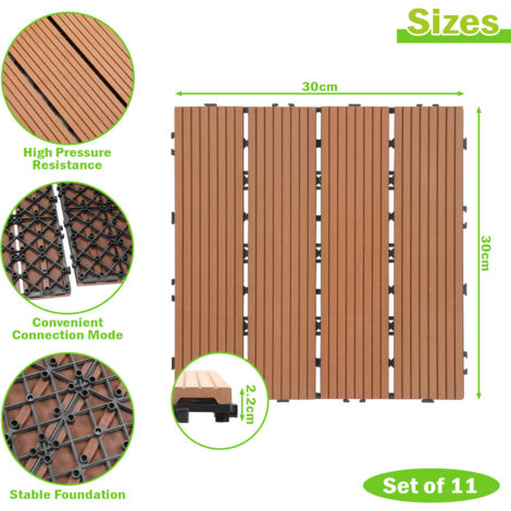 50 Clip Per Pavimenti In Legno WPC - Con Viti | Distanziatori 6 Mm Per Decking - Foto 10