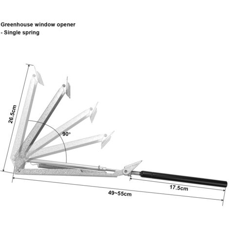 Apri Finestra Automatico Per Serra | Cilindro Termico Solare | Ventilazione Auto Per Serre E Giardino - Foto 4