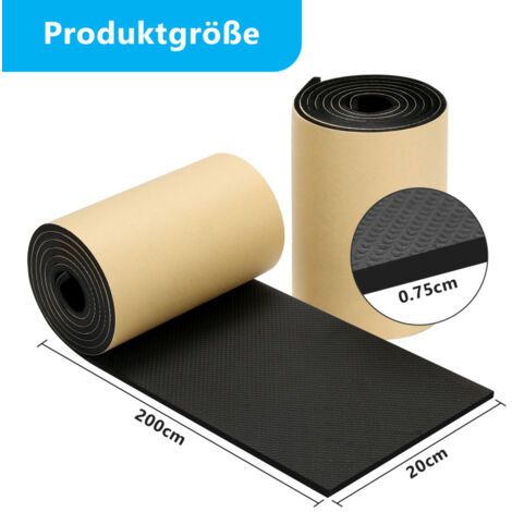 Protezione Bordi Nera Per Mobili - Adesivo Flessibile Per Pannelli Spessore 19mm