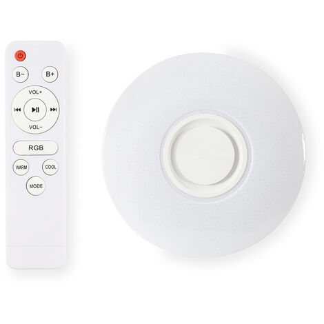 Hengda Plafoniera LED 36W Cambiamento di colore corridoio soffitto Lampada Bluetooth Musica Lampada rotonda