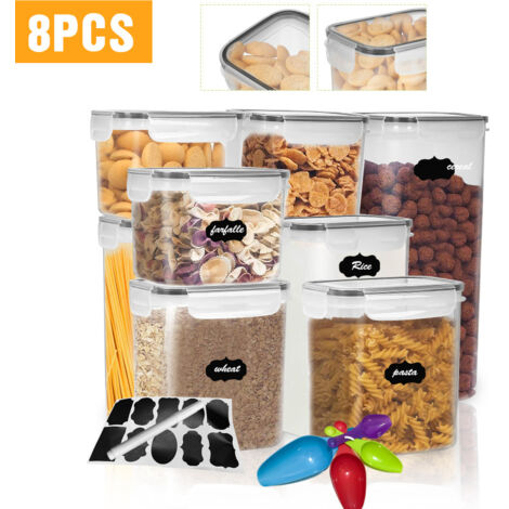 Contenitori Ermetici Per Alimenti 8 Pezzi – 8x750 Ml – Adatti A Microonde E Lavastoviglie – BPA Free – Blu