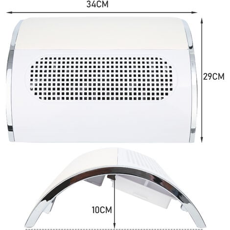 Collettore di Polvere per Unghie, Aspiratore Elettrico Potente per