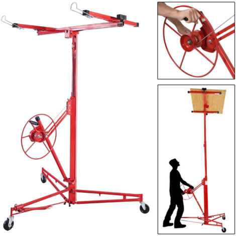 Sollevatore Pannelli Cartongesso VEVOR - Portata 68kg | Altezza Regolabile 120-335cm | Per Soffitti E Pareti - Foto 13