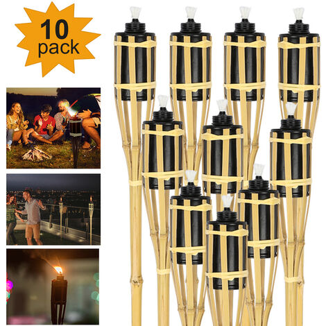 Deactive Hengda Giardino Torcia Luce Set Illuminazione Candela Bamb