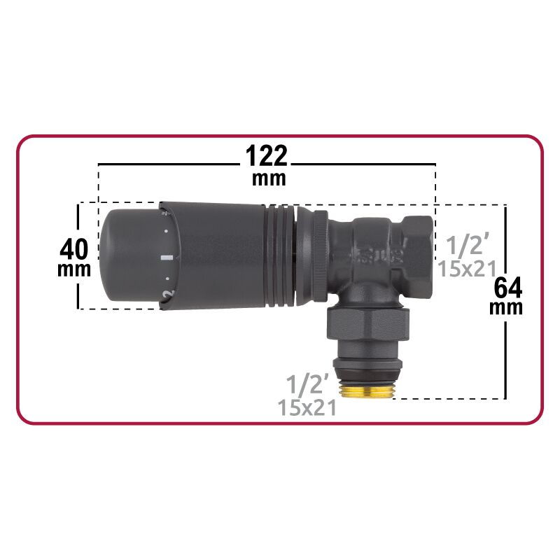 Support Murale Pour Radiateur Arroll – Cuivre Vieilli, Laiton Massif, Garantie 5 Ans - 8