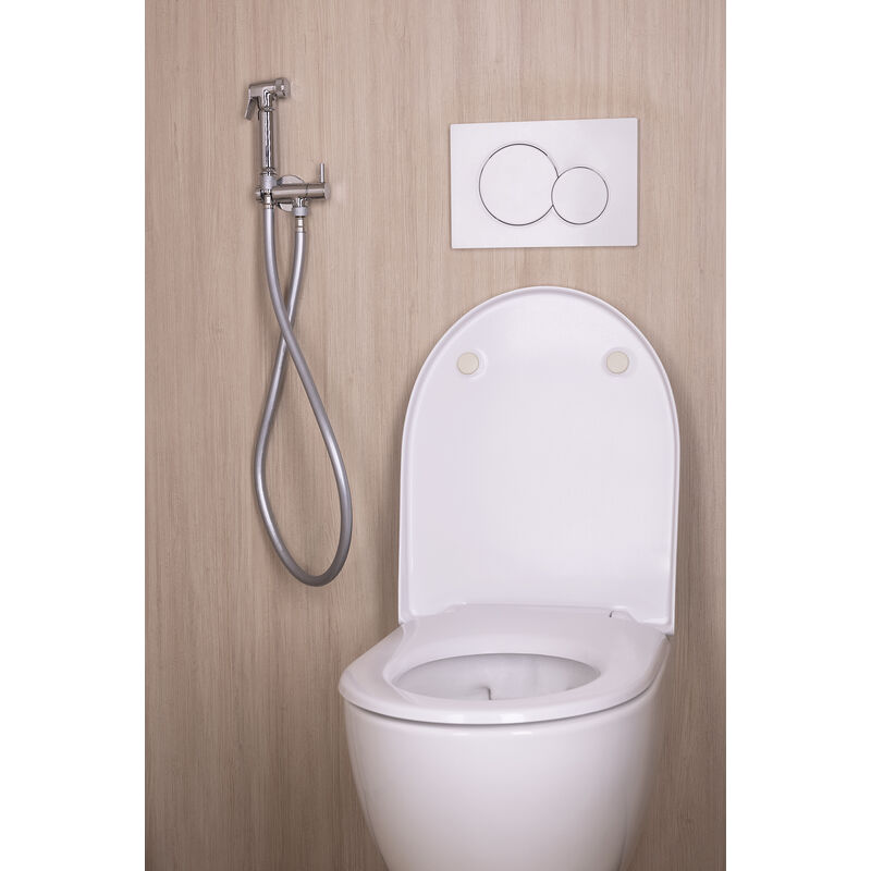 Parties externes kit douchette WC pour hygiène intime + mitigeur encastré  UP+