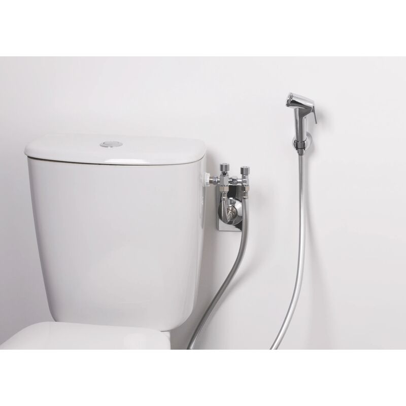 Bidet Sprayer Rousseau Toilet Shower Kit - Complete ABS Hygiene