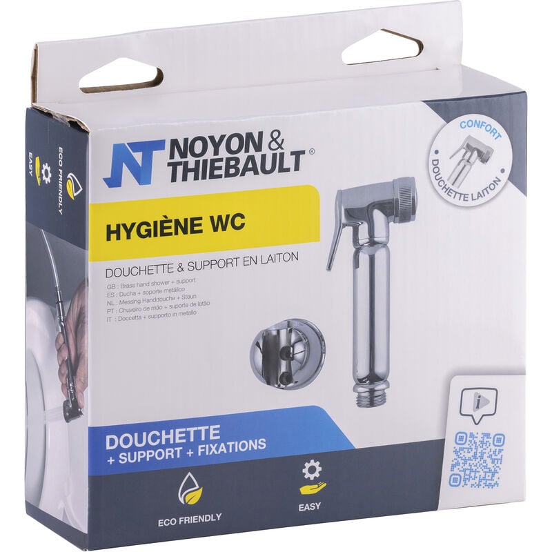 Douchette WC et support ABS kit hygiénique Noyon et Thiebault