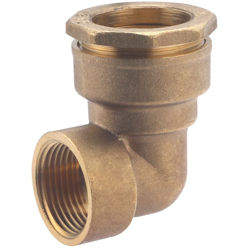 Sourcing Map 2 Pièces Raccord Rapide Pneumatique 3/8PT 6mm Filetage Femelle Droit - Plastique Laiton