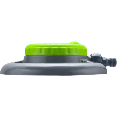 Arroseur De Jardin Compact - 8 Réglages De Jet, Portée 6 M, Tamis Amovible - Pour Petites Et Moyennes Pelouses