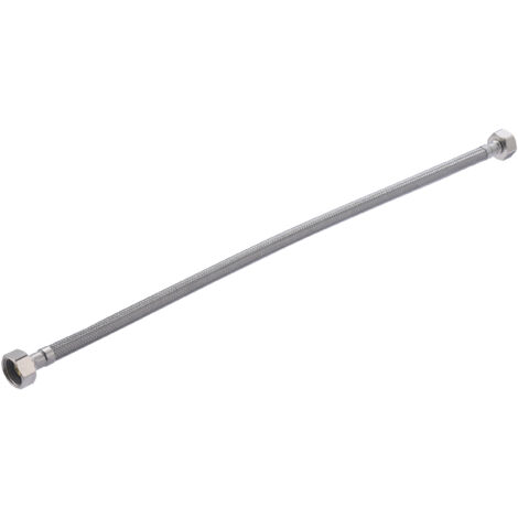 Noyon & Thiebault – Flexible sanitaire femelle 12x17 – Longueur 50 cm – Diamètre intérieur 8 mm – Pression max 10 Bar – Joint EPDM intégré - F12x17