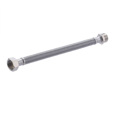 Noyon & Thiebault – Flexible sanitaire mâle-femelle 30 cm – Filetage 20x27 – Diamètre intérieur 13 mm – Pression 10 Bar – Matériaux EPDM et inox - MF20x27