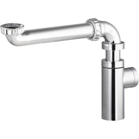 Tubulure gain de place ABS chromé pour lavabo NOYON & THIEBAULT (1/2)