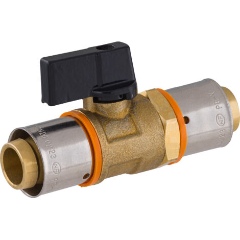 Noyon & Thiebault – Vanne PER à sertir Ø20 – Raccordement par sertissage et vissage – Douille inox pour canalisation – Compatible mâchoires TH