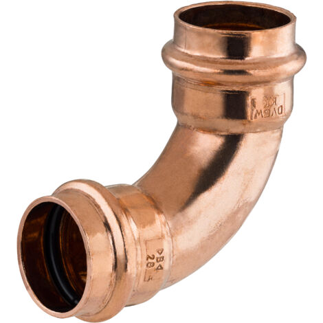 Coude 90° femelle à sertir pour tube cuivre NOYON & THIEBAULT Ø28 (1/3)