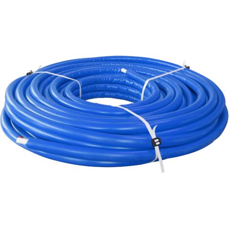 Noyon & Thiebault – Tube multicouche isolé bleu 26mm – Longueur 25 mètres – Barrière anti-oxygène – Pour circuits de chauffage et eau potable