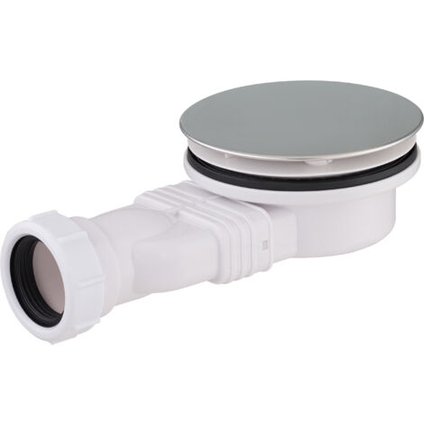 Bonde receveur ultra plate Ø90 sortie horizontale Ø40 NOYON & THIEBAULT hauteur 60 (1/5)