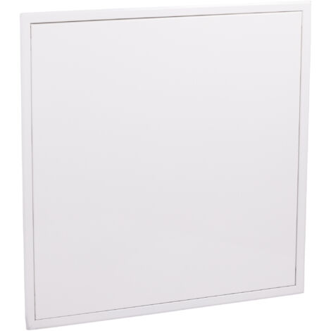 Noyon & Thiebault – Trappe de visite acier galvanisé 600x600 mm – Finition blanche – Pour plaques de plâtre – Accès rapide sans outil (1/5)