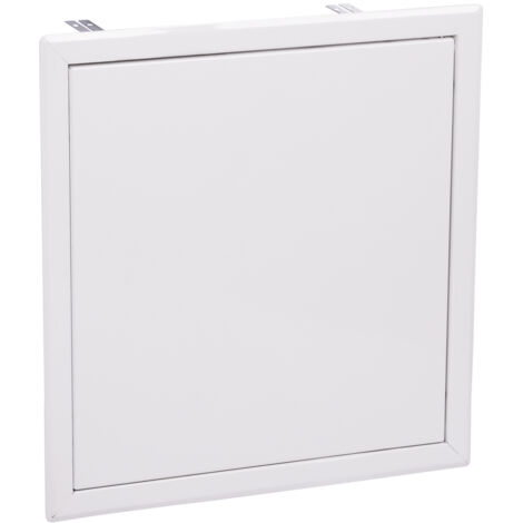 Noyon & Thiebault – Trappe de visite acier galvanisé 300x300 mm – Finition blanche – Système d'ouverture par pression – Pour plaques de plâtre