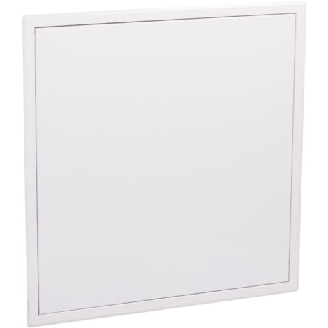 Noyon & Thiebault – Trappe de visite acier galvanisé 500x500 mm – Finition blanche pour plaques de plâtre – Accès rapide sans outil – Installation facile